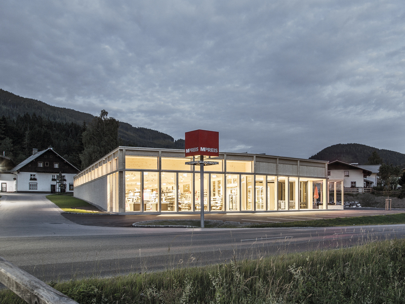 LP architektur: MPREIS St. Martin  - best architects 18 in Gold