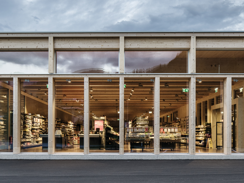 LP architektur: MPREIS St. Martin  - best architects 18 in Gold
