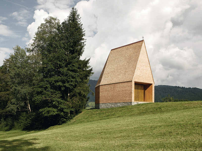 Architekt Bernardo Bader: Kapelle Salgenreute - best architects 18 in Gold