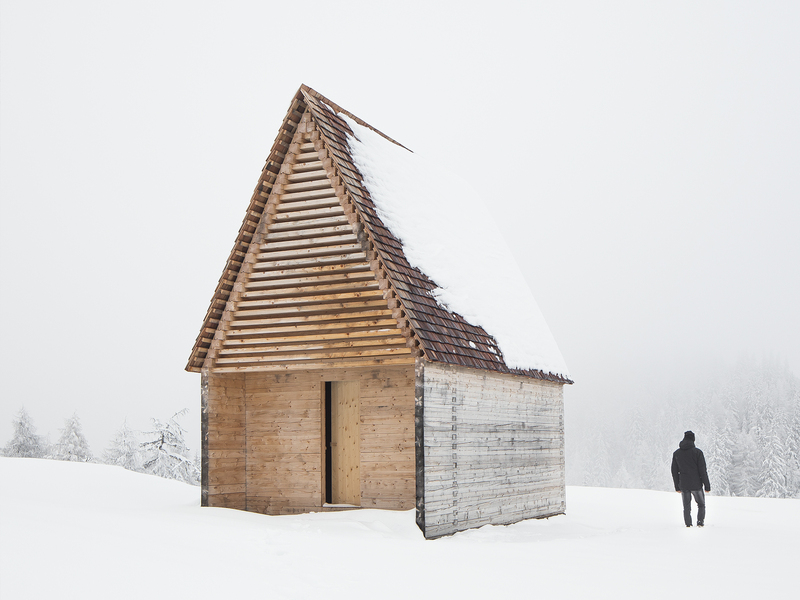 Architekt DI Hannes Sampl: Bergkapelle Kendlbruck - best architects 19 in gold