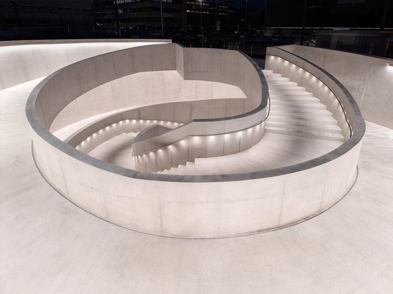 PONT12 architectes: Trait d’union – underpass for non-motorised traffic  - best architects 21