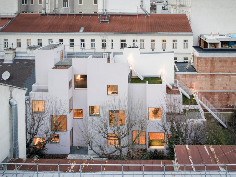 PSLA Architekten: Stadthaus Neubaugasse - best architects 25 in gold